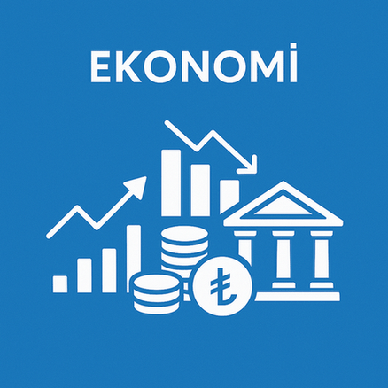 Ekonomi ve kripto piyasalarıyla ilgili finansal grafikler ve simgeler, yatırım ve dijital para analizleri konseptleri.
