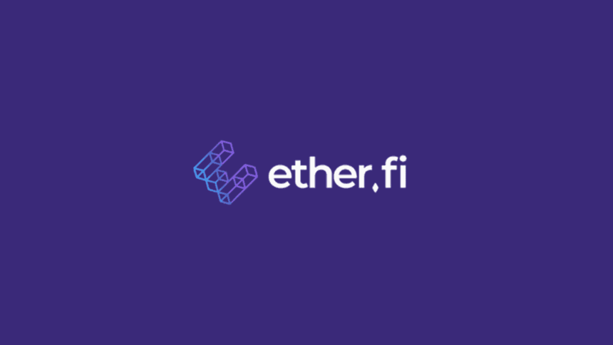 Ether.fi logosu ve blockchain temalı görsel, kripto para ve blockchain teknolojisi odaklı bilgi sağlayan Kripto Hayat web sitesi için SEO uyumlu alt metin, açıklama ve başlık.